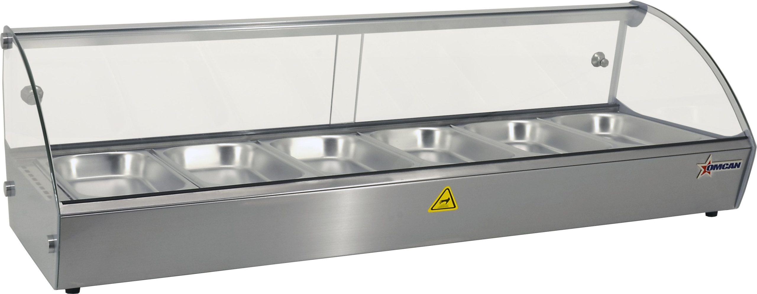 Omcan - 44" Countertop Display Warmer with Double Sliding Doors - DW-CN-0006 Omcan - 44" Countertop Display Warmer with Double Sliding Doors - DW-CN-0006