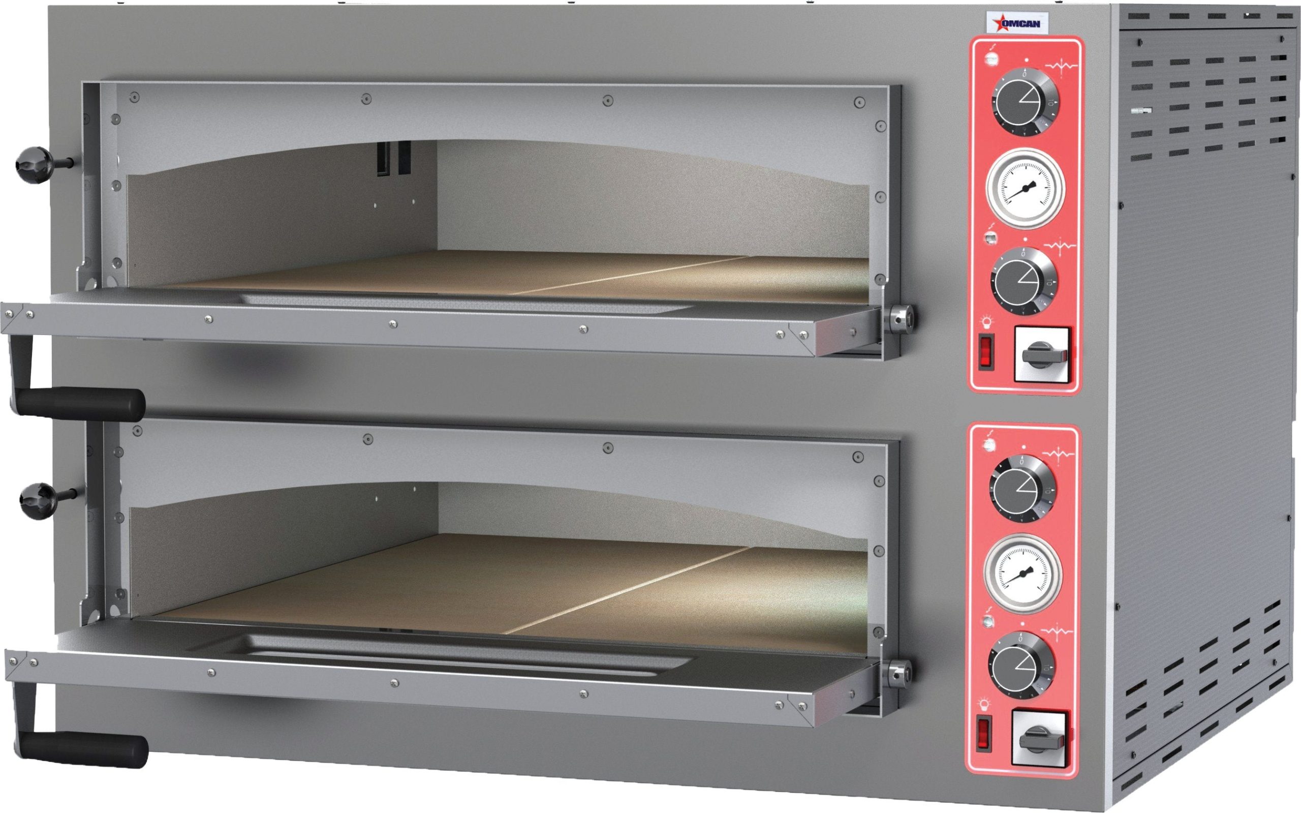 Omcan - Pizza Oven Entry Max Series with 11.2 kW Power & Double Chamber (Single Phase)- PE-IT-0038-DS Omcan - Pizza Oven Entry Max Series with 11.2 kW Power & Double Chamber (Single Phase)- PE-IT-0038-DS