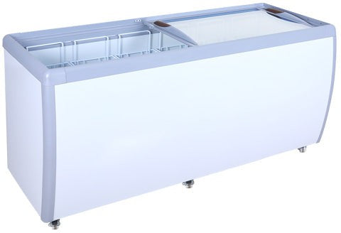 Omcan - 20 Cu.Ft Ice Cream Chest Freezer With Flat Glass Top - 46730 Omcan - 20 Cu.Ft Ice Cream Chest Freezer With Flat Glass Top - 46730