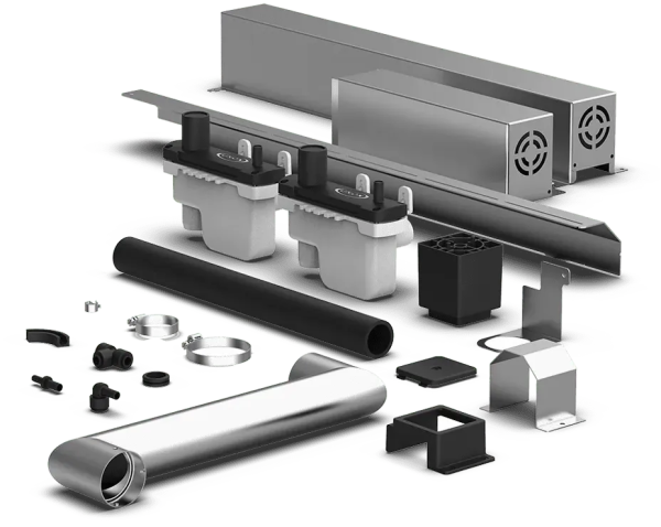 Unox - Double Stack Installation Kit for Gas Ovens - XAVQC-0011-G