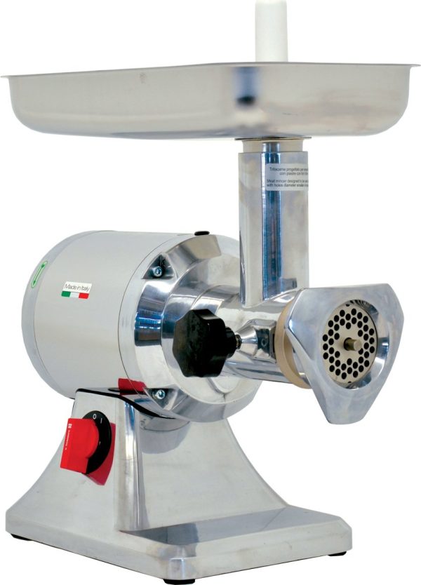 #12 Stainless Steel Meat Grinder with 1 HP Motor