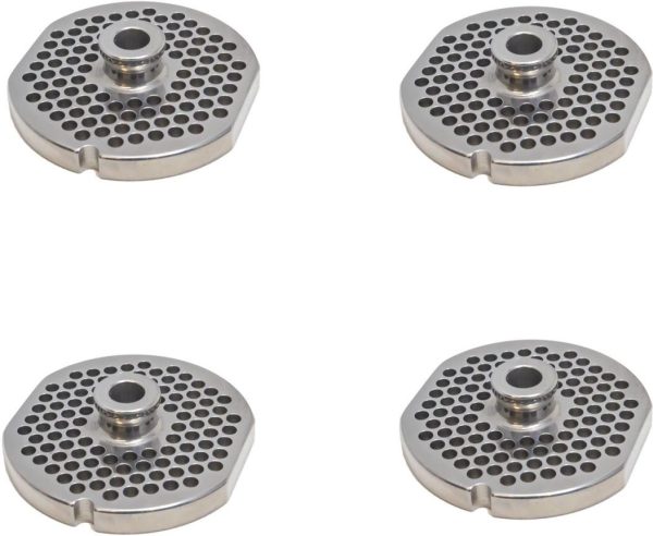 Stainless Steel #22 machine plate with hub 4mm (5/32″) – one notch round