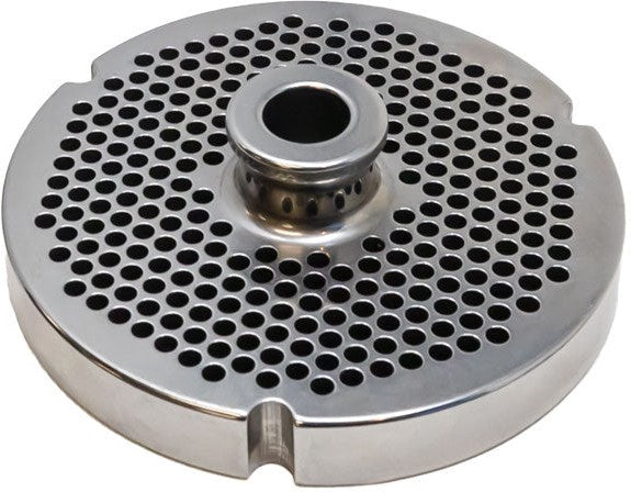 Stainless Steel #32 machine plate with hub 3.5mm (9/64″) – three notches/ round