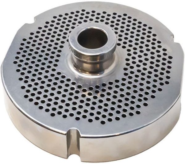 Stainless Steel #52 machine plate with hub 3.2mm (1/8″) – three notches/ two flat sides