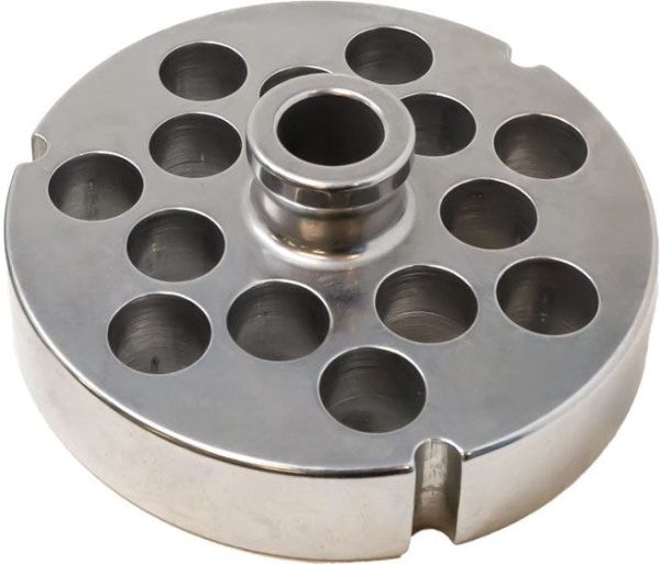 Stainless Steel #52 machine plate with hub 19.2mm (3/4″) – three notches/ round