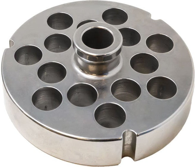 Stainless Steel #52 machine plate with hub 19.2mm (3/4″) – three notches/ round Stainless Steel #52 machine plate with hub 19.2mm (3/4″) – three notches/ round