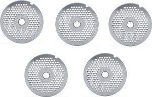 European Style #12 stainless steel plate, hubless, 3.2mm (1/8″) – one notch/ round