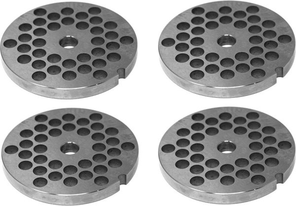European Style #32 stainless steel plate, hubless, 10mm (3/8″) – one notch/ round