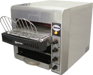 Stainless Steel Countertop Conveyor Toaster with 10″ Belt – 1800 W, 120 V