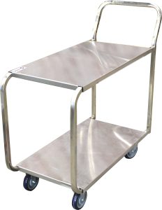 Stainless Steel Solid Top Stock Cart