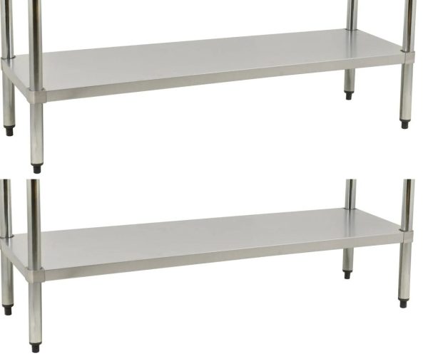 24″ x 24″ Galvanized Undershelf for 17577 and 23793 Elite Series Worktables