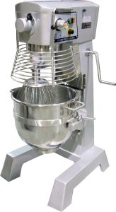 30 qt Standard-Duty Planetary Mixer with Guard and Timer – 110V, 1500W
