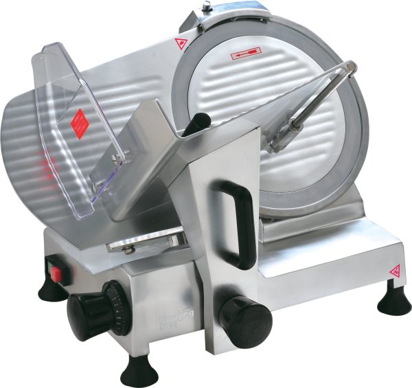 Omcan 12″ Belt-Driven Meat Slicer – 0.33 HP, 110 V