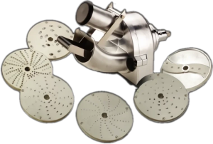 Bakemax – Stainless Steel Vegetable Slicer and Cheese Grater Attachment for Mixers #12 Hub – BMVS001
