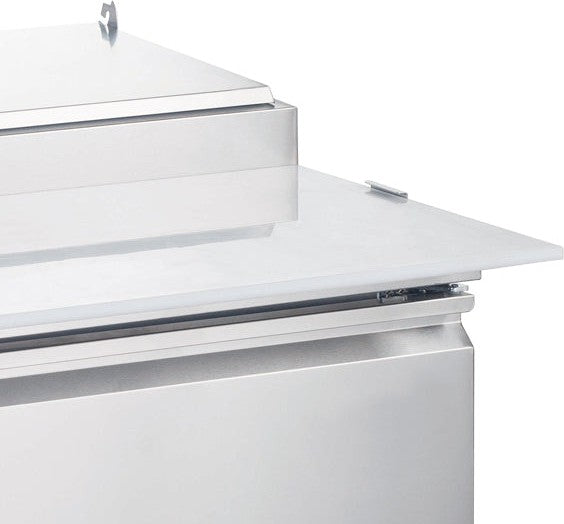 Omcan - 50" Stainless Steel Refrigerated Pizza Prep Table With Single Door - 50042 Omcan – 50″ Stainless Steel Refrigerated Pizza Prep Table With Single Door – 50042