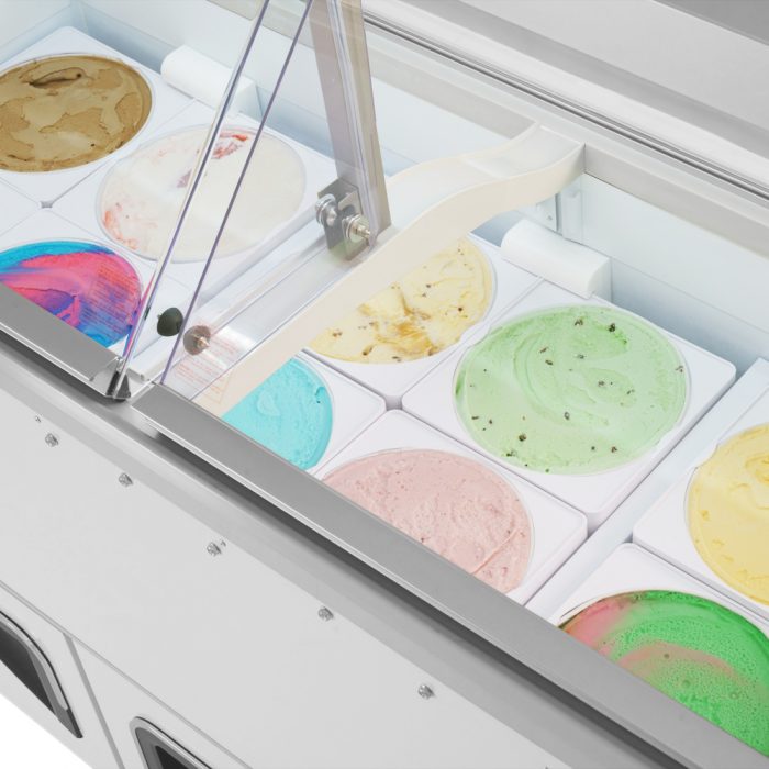 Turbo Air - 91" White Low Curved Glass Ice Cream Dipping Cabinet - TIDC-91W-N Turbo Air – 91″ White Low Curved Glass Ice Cream Dipping Cabinet – TIDC-91W-N (ETA 5-6 Weeks)