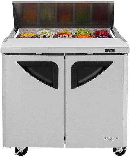 Turbo Air - Super Deluxe 36" Refrigerated Sandwich Prep Table with 2 Solid Doors - TST-36SD-N6 Turbo Air – Super Deluxe 36″ Refrigerated Sandwich Prep Table with 2 Solid Doors – TST-36SD-N6 (ETA 5-6 Weeks)