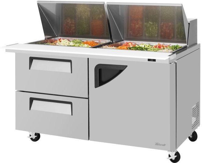 Turbo Air - Super Deluxe 60.25" 1 Right Hinged Door Mega Top Refrigerated Sandwich Prep Table - TST-60SD-24-D2R-N Turbo Air – Super Deluxe 60.25″ 1 Right Hinged Door Mega Top Refrigerated Sandwich Prep Table – TST-60SD-24-D2R-N (ETA 5-6 Weeks)