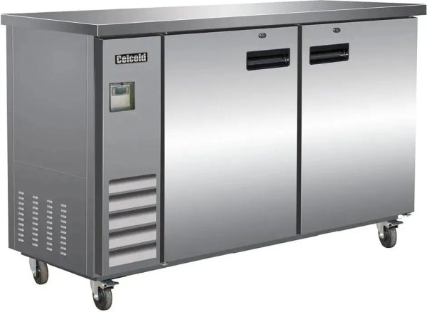 Celcold - 48" Stainless Steel Commercial Back Bar Refrigerator - CBB48S