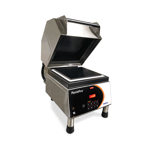 Nemco 6900A-208-FF High-Speed Sandwich Grill with 10.5" Single Smooth Top and Smooth Bottom Plate
