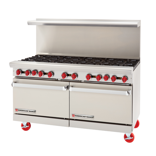 American Range AR-10-LP 60" Propane Gas Range With 10 Open Burner