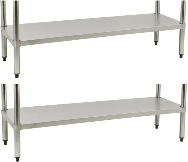 24″ x 48″ Stainless Steel Undershelf for 19138 and 44338 All Stainless Steel Worktable