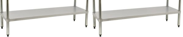 30″ x 48″ Stainless Steel Undershelf for 19144, 44345 and 47697 All Stainless Steel Work Table