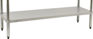 30″ x 60″ Stainless Steel Undershelf for 19145, 44346 and 47698 All Stainless Steel Work Table