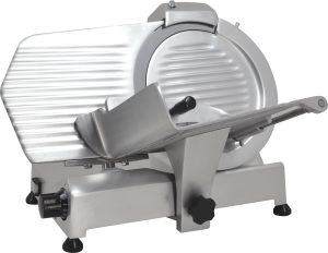 Trento 12″ Belt-Driven Meat Slicer with Compact Body – 0.35 HP, 120 V