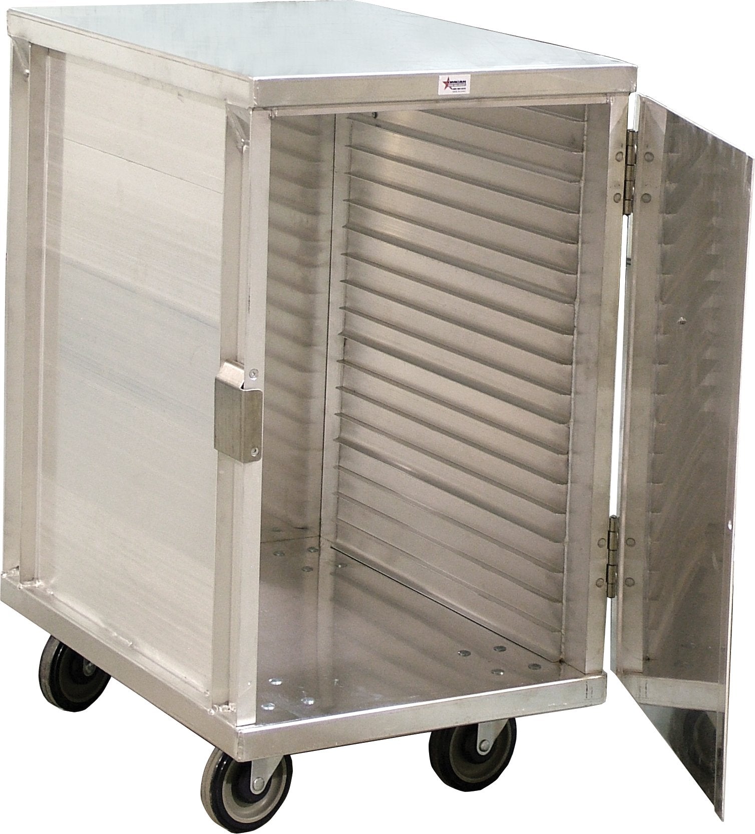 20-tier Enclosed Aluminum Pan Racks 20-tier Enclosed Aluminum Pan Racks