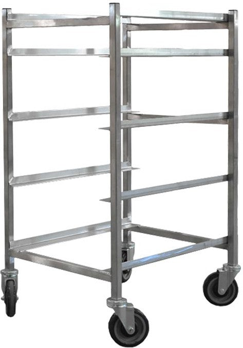 Stainless Steel Universal Flat Top Rack with 5 Slides and 9″ Spacing