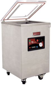Floor Model Heavy-duty Vacuum Packaging Machine with 1.47 HP and Two 19″ Seal Bars