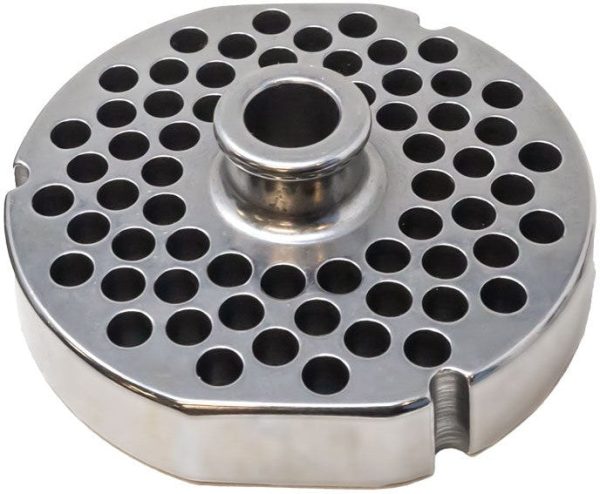 Stainless Steel #52 machine plate with hub 9.5mm (3/8″) – three notches/ two flat sides