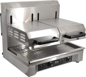 Stainless Steel Double Adjustable Salamander