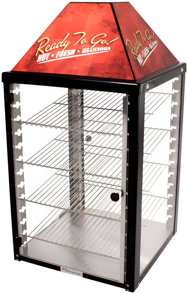 18" Countertop Food Display Warmer, 4 Shelves, Self/Full-Service – 120V, 640W 18" Countertop Food Display Warmer, 4 Shelves, Self/Full-Service – 120V, 640W