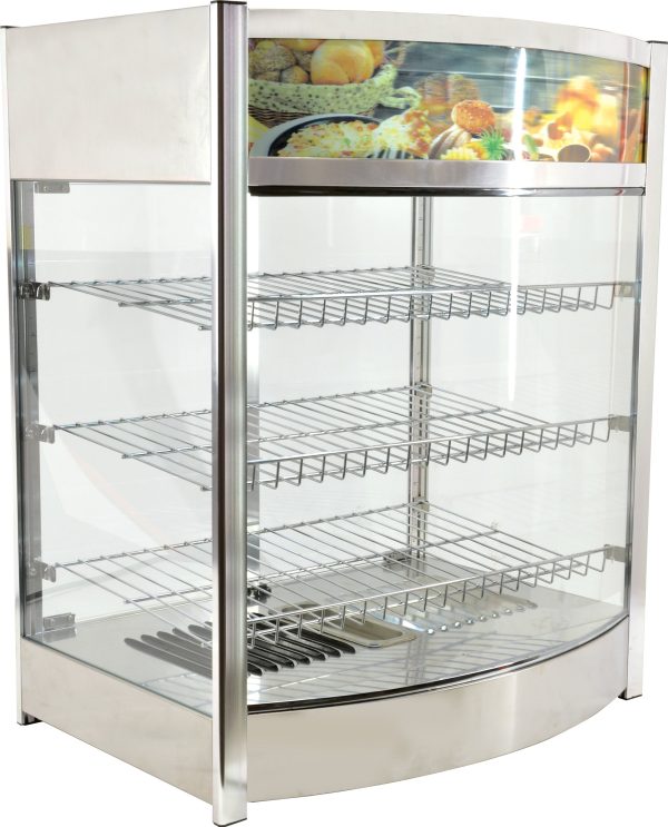 26" Display Warmer, 3 Shelves, Back Doors, Full-Service, 4.8 cu.ft. (137 L) Capacity