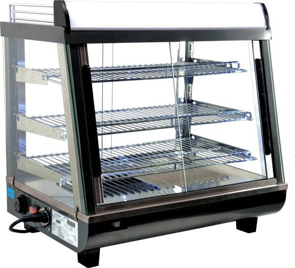 26" Display Warmer, 3 Shelves, Sliding Front and Back Doors, Self/Full-Service, 3.3 cu.ft. (96 L) Capacity