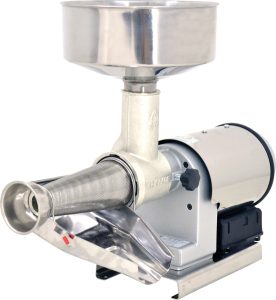 Medium-Duty Electric Tomato Squeezer with 0.57 HP Motor and Stainless Steel Cover