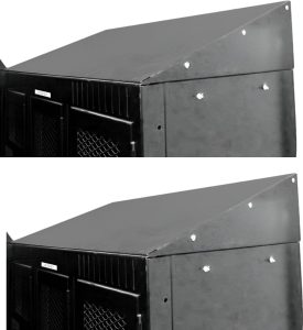 Slope Top for 3 Bank Locker – Black