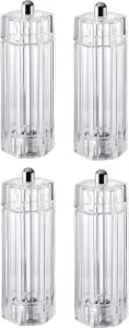 6" Diamond-shaped Pepper Mill Acrylic Resin