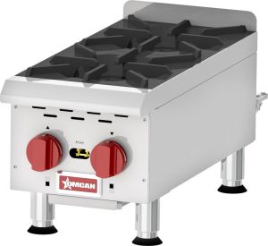 Countertop Stainless Steel Gas Hot Plate with 2 Burners