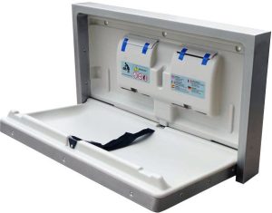 Baby Changing Station – Stainless Steel Cover + High-Density Polyethylene