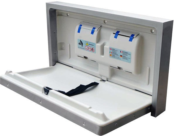 Baby Changing Station – Stainless Steel Cover + High-Density Polyethylene