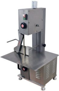 All Stainless Steel Tabletop Band Saw with 65″ Blade Length and 1 HP Motor