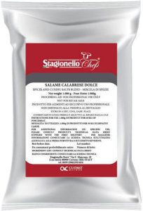 Stagionello Curing Salts and Spice Blends for Rapid Fermentation Salami Sweet Calabrese Salami 1 kg / bag