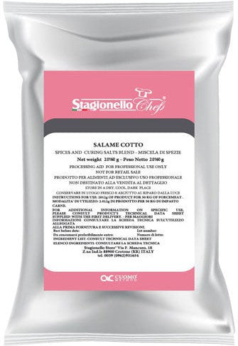 Stagionello Curing Salts and Spice Blends for Cooked Salami Mortadella 2 kg / bag