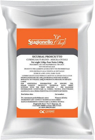 Stagionello Curing Salts and Spice Blends for Cured Salami Long Fermentation 1.85 kg / bag