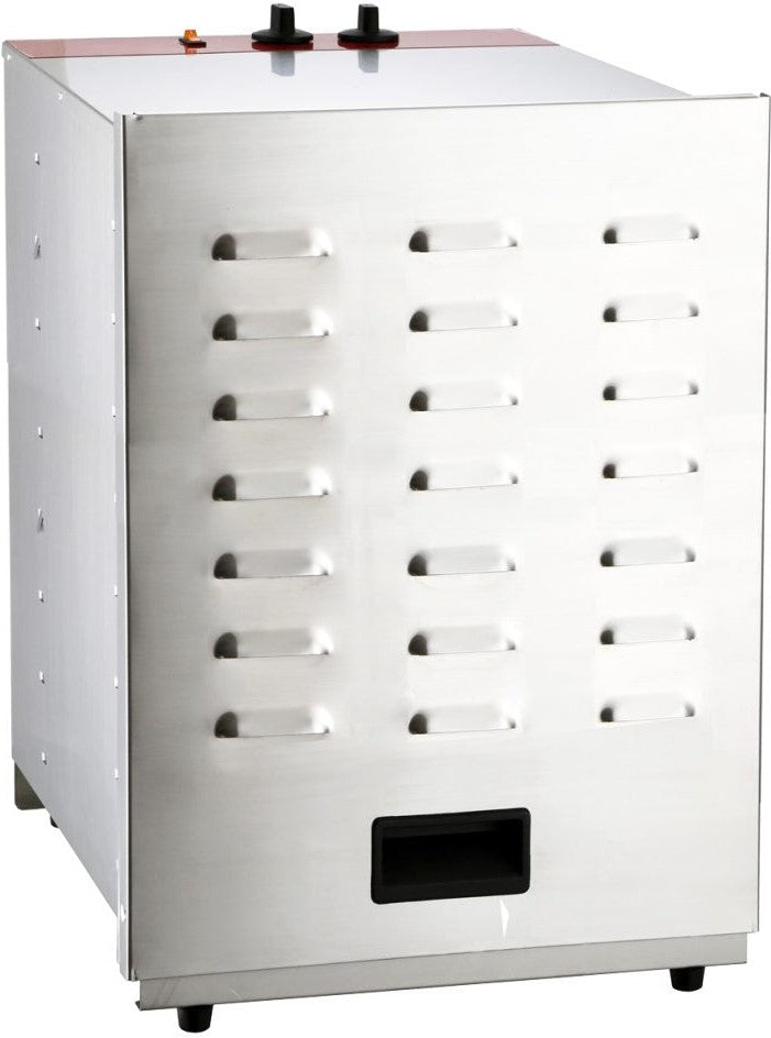 16 Tray Stainless Steel Food Dehydrator with Thermostat Control and Timer, 120V, 1000W 16 Tray Stainless Steel Food Dehydrator with Thermostat Control and Timer, 120V, 1000W
