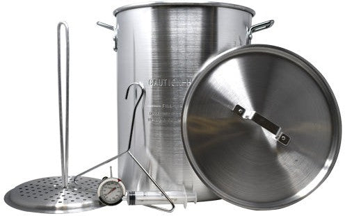 30 qt Turkey Fryer and 10 qt Fish Fryer/Boiler/Steamer Set