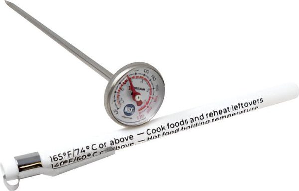 Pocket Test Thermometer 1″ dia. with Built-In Clip On The Protective Sleeves NSF